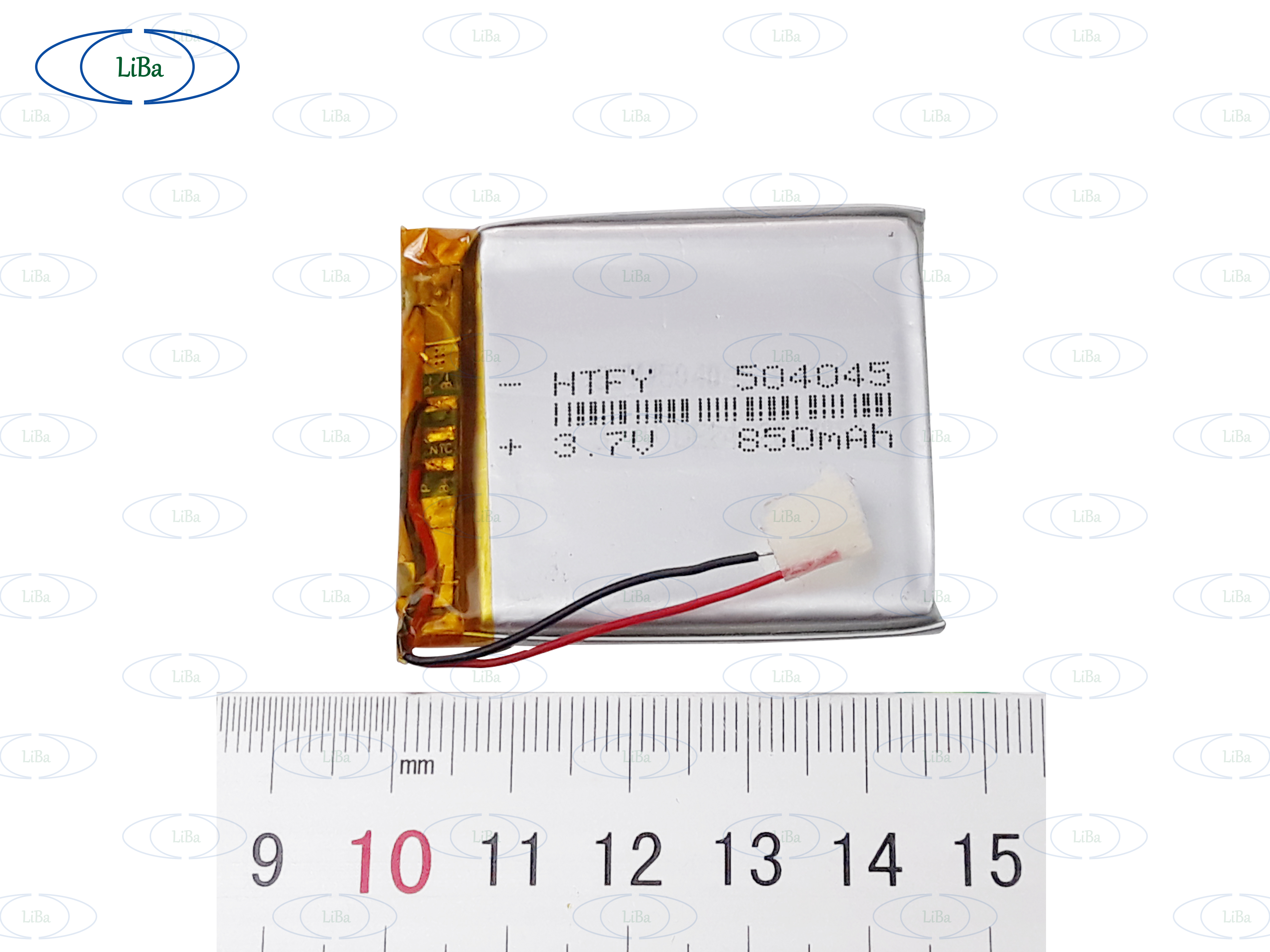 Lithium polyme 3.7v 850mah kích thước 5 x 40 x 45 mm _ liba