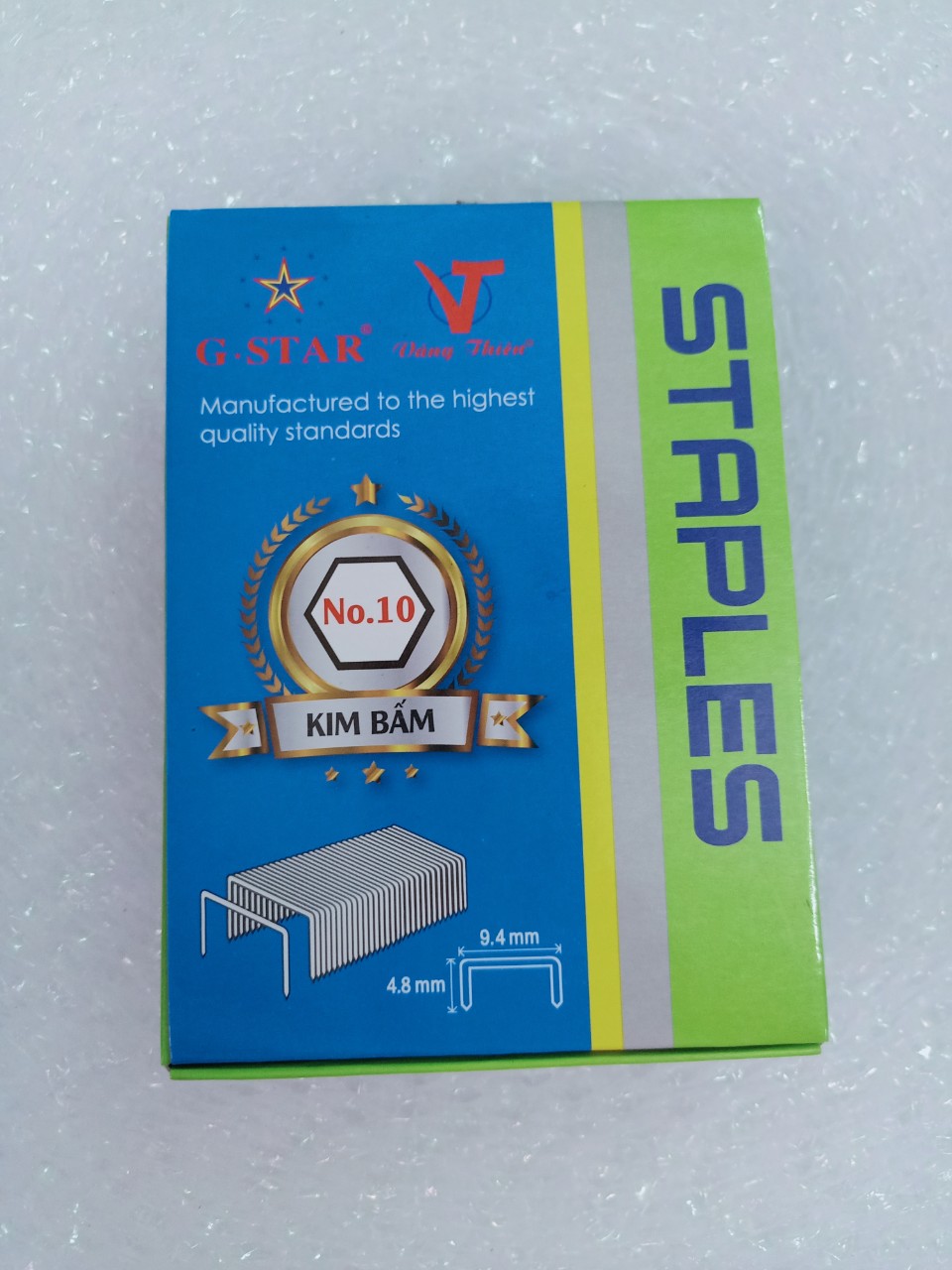 Combo 10 hộp kim bấm số 10 GSTAR No.10 (1 HỘP 1000 KIM)