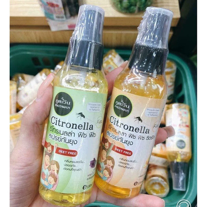 [Sỉ-Rẻ] Tinh dầu xịt chống muỗi côn trùng Citronella [Lẻ-Sỉ]
