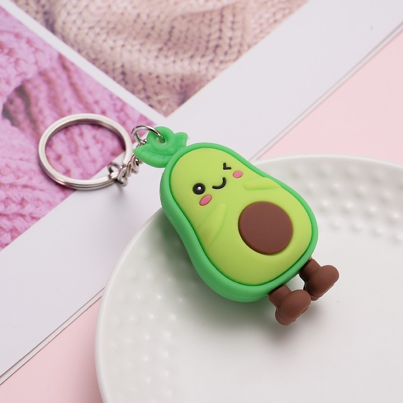 Móc khóa hình quả bơ dễ thương