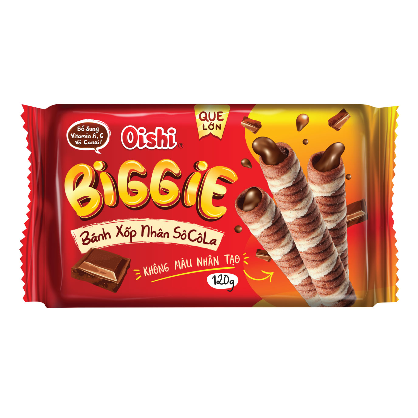Combo 20 gói Bánh Xốp Vị Chocolate - (120gr/ gói)