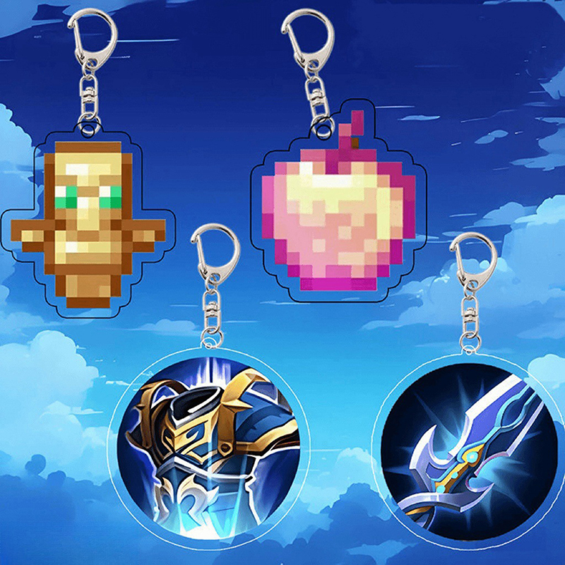 Minecraft%20Totem%20Of%20Undying%20Key%20Chain%20Golden%20Apple%20Model%20Toys%20Collect%20Acrylic%20Pendant%20Car%20Key%20Ring%20Kengding%20-%20Image%204