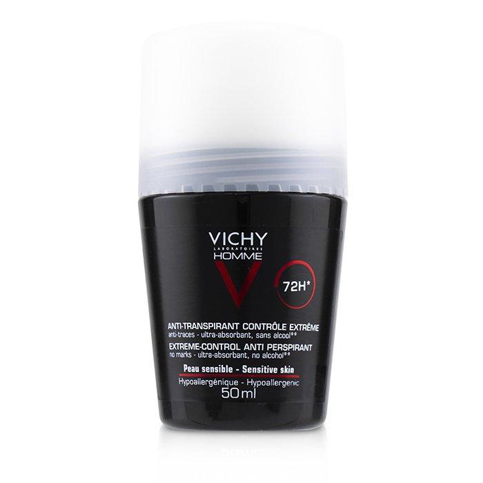Vichy Homme 72H Extreme-Control Anti Perspirant Roll-On (For Sensitive Skin) 50ml 1.69oz thumbnail