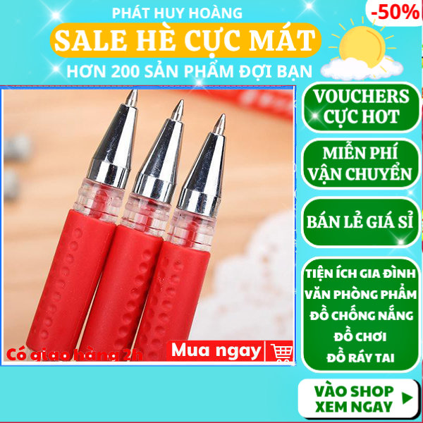 Combo 2 cây Bút mực nước đỏ Mini, bút mực đỏ nước có nắp đậy, viết mực nước đơn giản thanh lịch, bút đỏ cho học sinh giá siêu rẻ, bút mực nước màu đỏ phổ thông, bút viết văn phòng phẩm giá rẻ, đồ dùng học tập, Phát Huy Hoàng