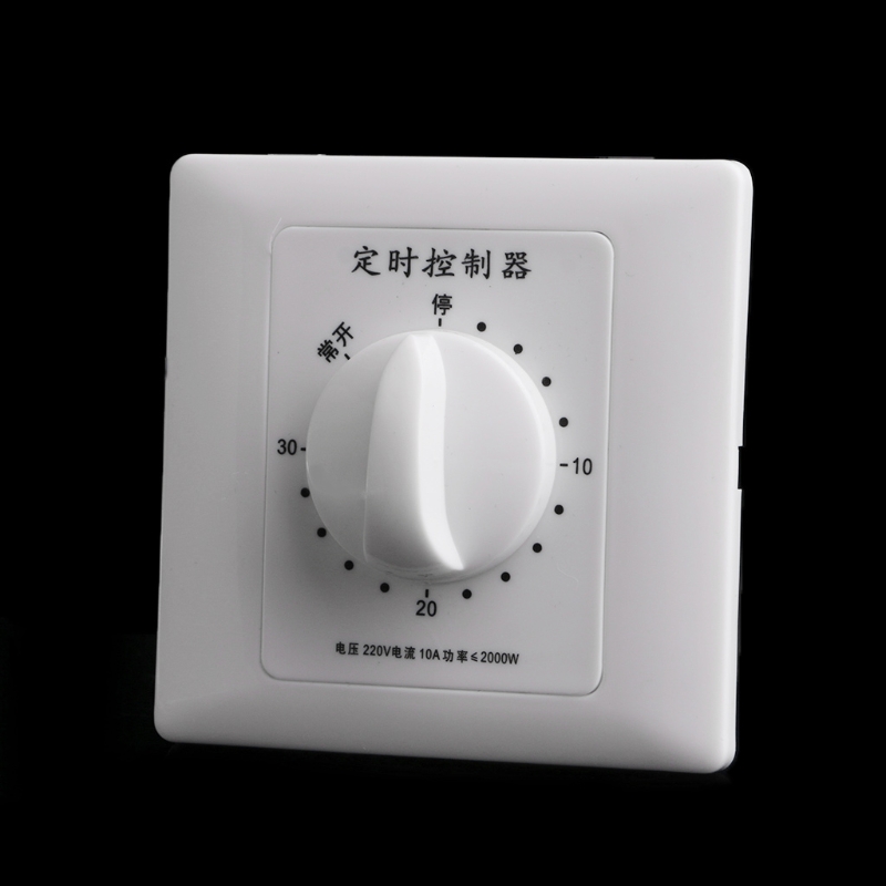 【New arrival 】 Time Switch Light Switch Sockets Countdown Timer 220V Switch Digital Timer Control Switch Socket Cover Plate Home