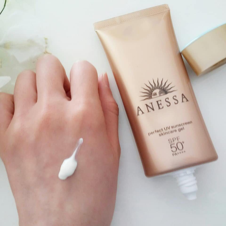 Xả Kho][Auth] Kem Chống Nắng Dạng Gel Dưỡng Da Cho Da Khô Shiseido ANESSA  Perfect UV Sunscreen Skincare Gel SPF 50+ PA++++ 90g - Sakura HD | Lazada.vn