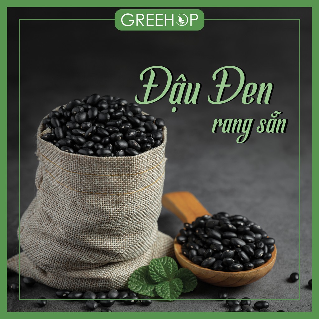Đậu đen (đỗ đen) rang sẵn, đậu đen quê sạch 100%