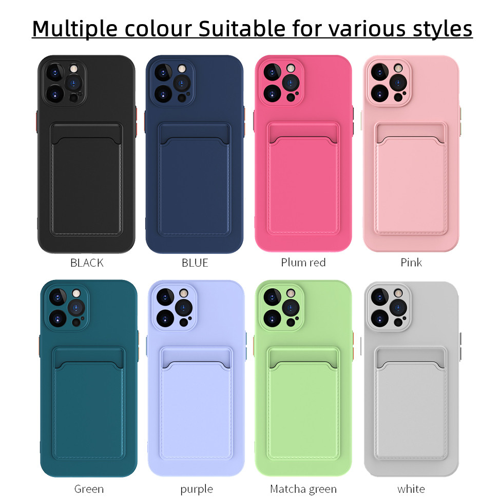Lenuo Ốp Silicon Vỏ Điện Thoại Cho Xiaomi Redmi 10 Prime 9A Redmi Note 11 Pro 11S Note 10 Pro Max Note 9 Pro Max 9S Mềm Lỏng Khe Cắm Thẻ Vỏ Lưng Chống Sốc