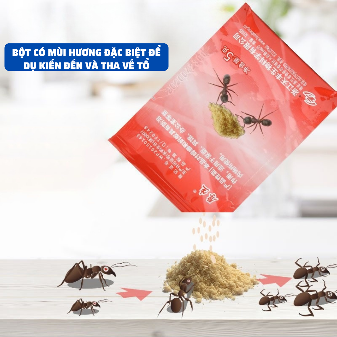 Thuốc diệt kiến tận gốc xử lý được kiến đen , kiến vàng , kiến đỏ diệt tận gốc theo dạng lan truyền
