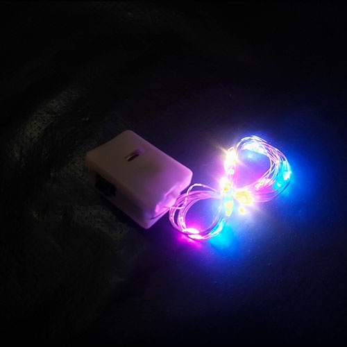 Dây đèn Led dùng pin ,dây đèn đom đóm 2 mét nhấp nháy
