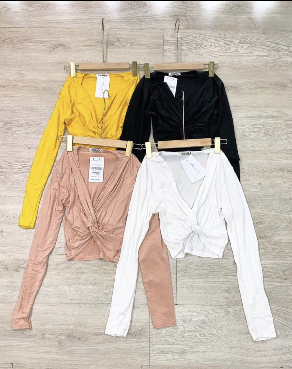 [HCM]ÁO THUN TAY DÀI CROPTOP XOẮN EO [Giá gốc tận xưởng]