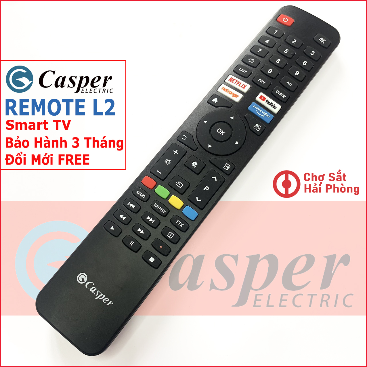 Điều Khiển CASPER L2 TV SMART Loại Đẹp