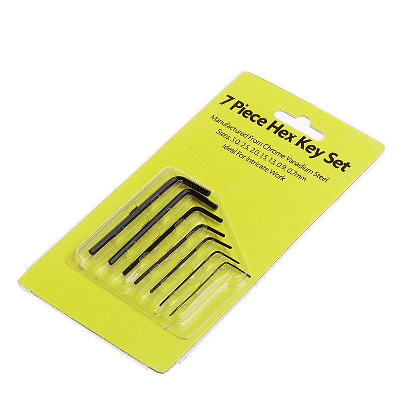 Mini Allen Keys 【StyleVoyager】 New 7Pcs 0.7mm-3mm Mini Hexagon Hex Allen Key Set Wrench ...