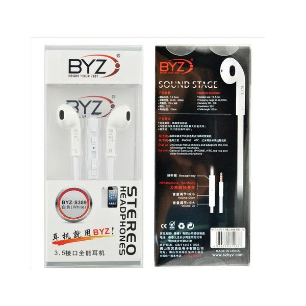Tai nghe nhét tai BYZ S389 dành cho IPHONE/ANDROID