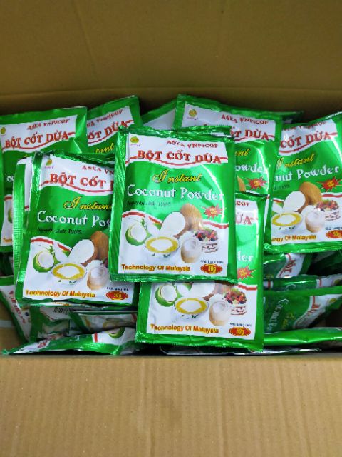 Bột cốt dừa không đường làm bánh, nấu chè (thơm ngon)