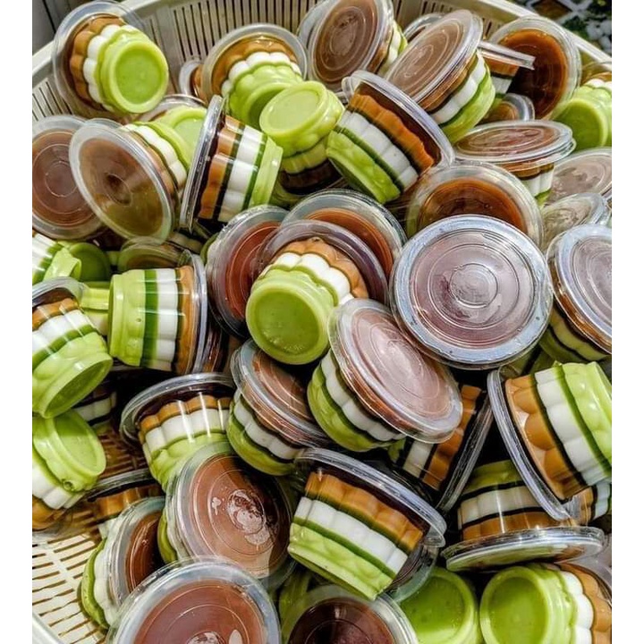100 Ly Hoa Mai Đựng Rau Câu - Bánh Plan - Pudding 408
