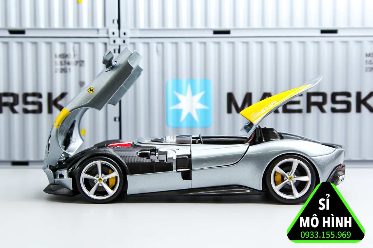 [ Sỉ Mô Hình ] Mô hình xe Ferrari Monza SP1 Bburago 1:24