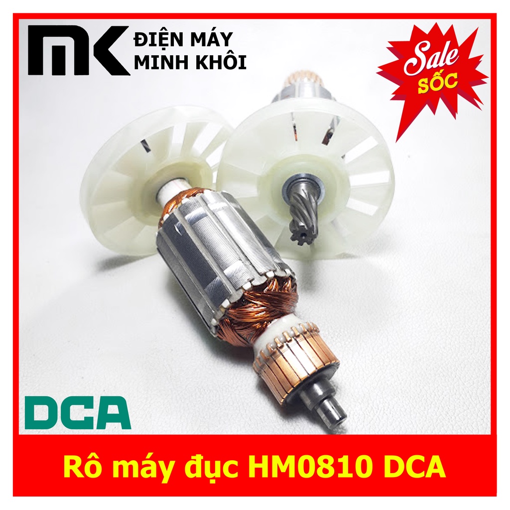 Rô máy chuyên đục HM0810 7 răng mũi 17mm - DCA