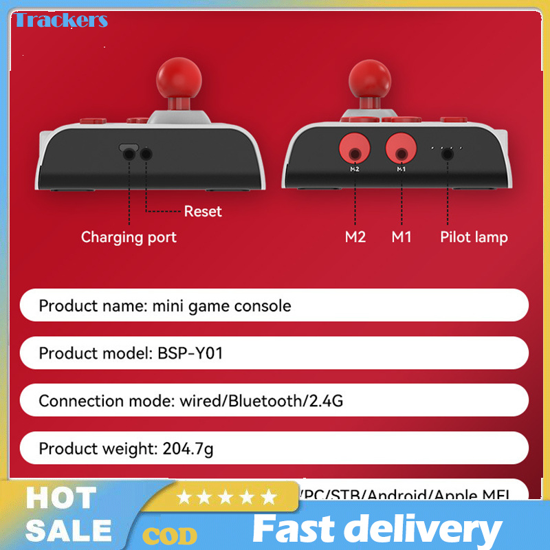 Y01 Arcade Fight Stick Joystick Game Controller Compatible For IPhone IOS Android PC Fighting Sticks【Returnable within 15 days】