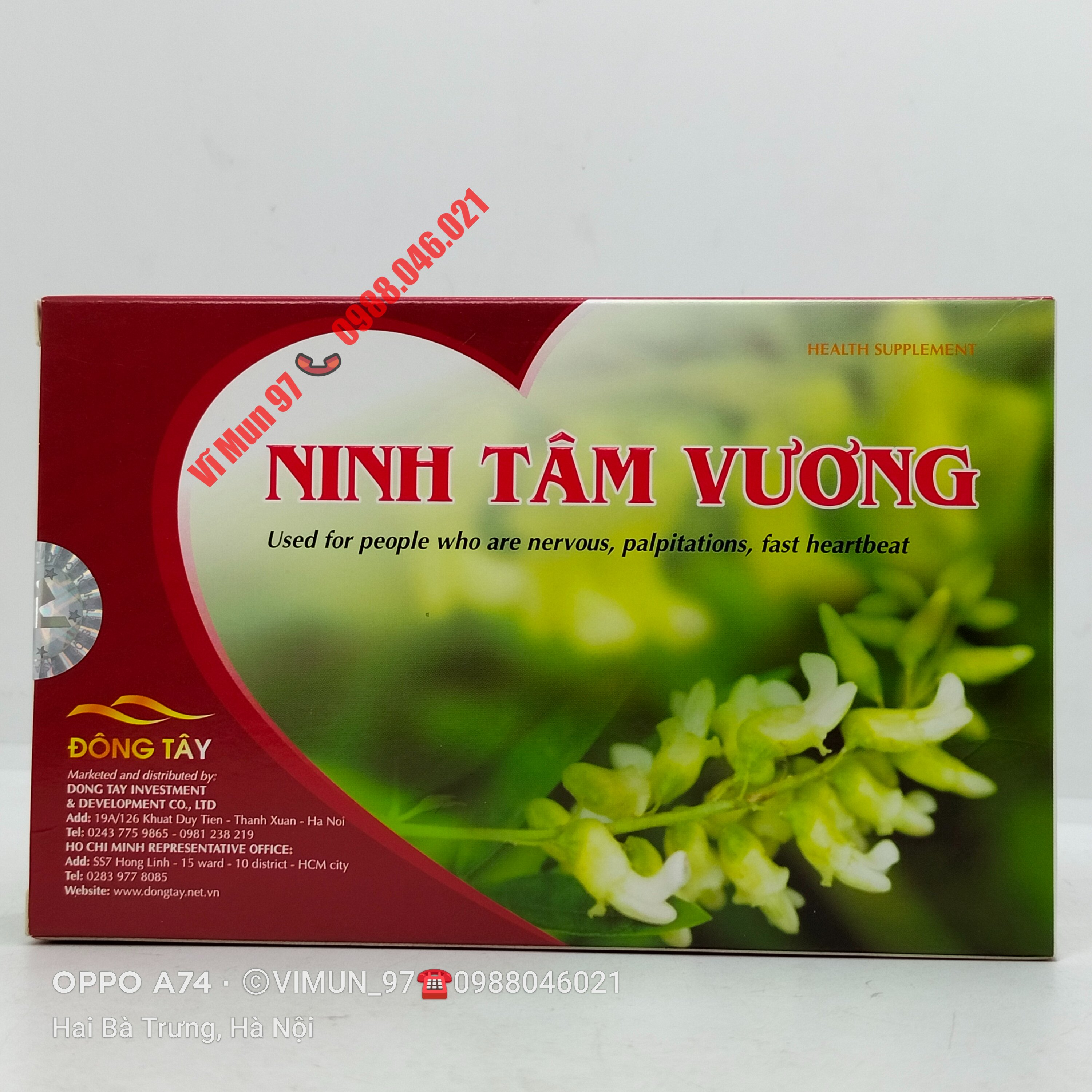 Ninh Tâm Vương hộp 30 viên