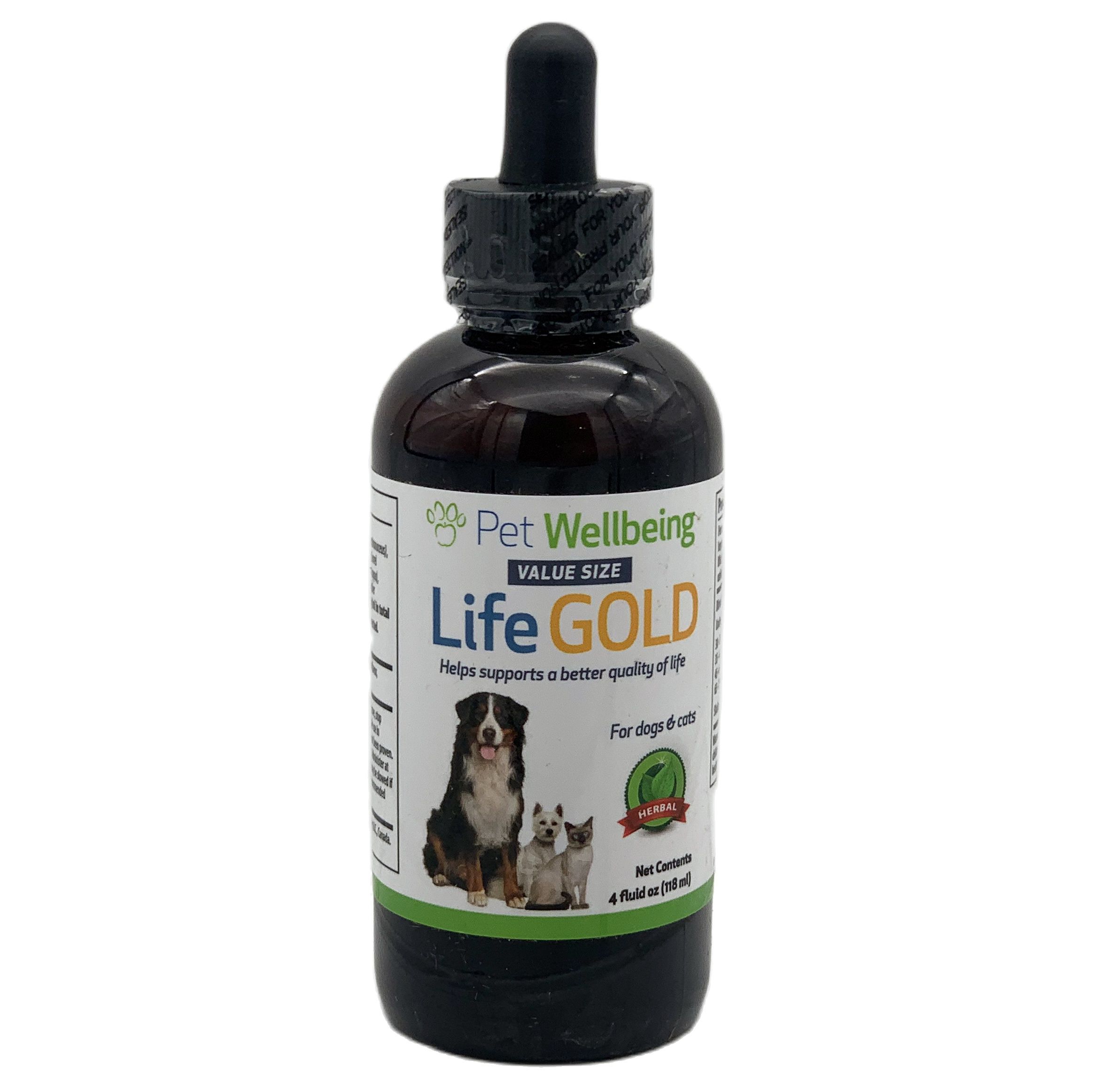 Pet Wellbeing Life Gold Immune Booster Cancer Support for Dogs Cats Top