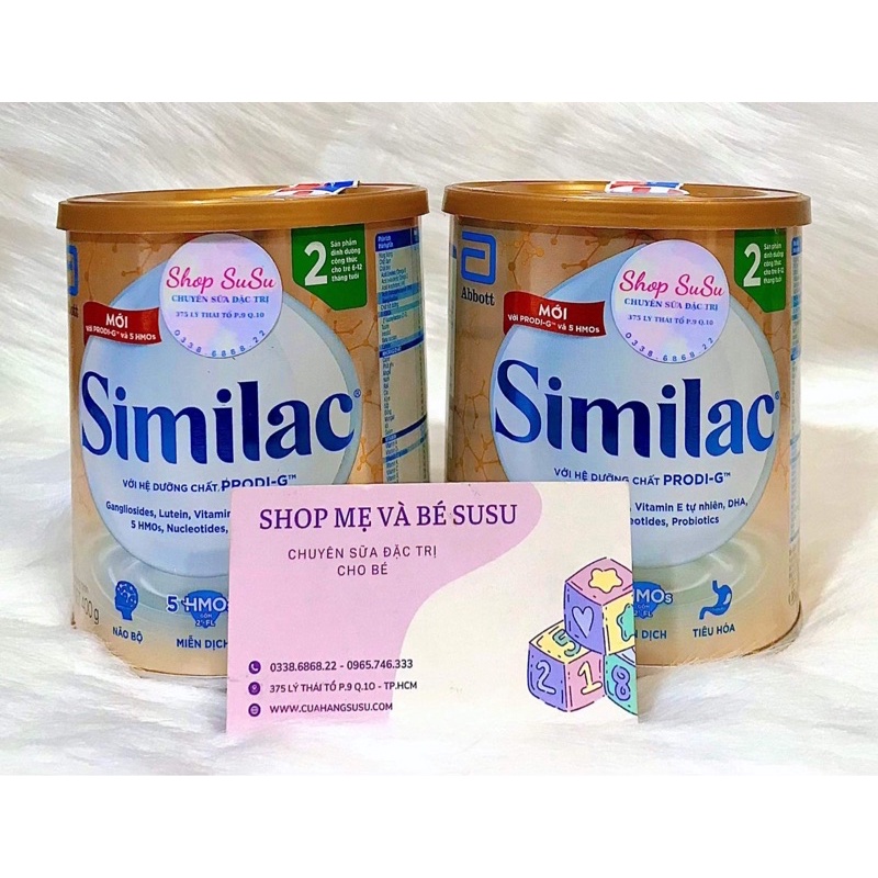 (MẪU MỚI) Sữa Similac IQ HMO số 2 cho bé 6-12 tháng 400g