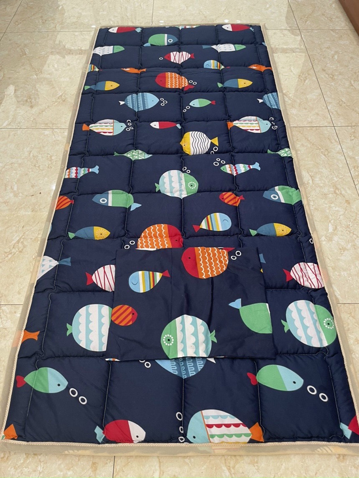 Nệm ngủ văn phòng ,Đệm du lịch tiện lợi size 90x190cm gấp gọn tiện lợi đa năng