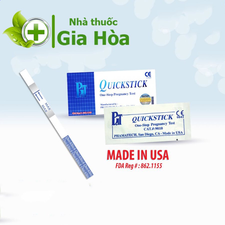 Que Thử Thai Quickstick - Nhập Khẩu Mỹ