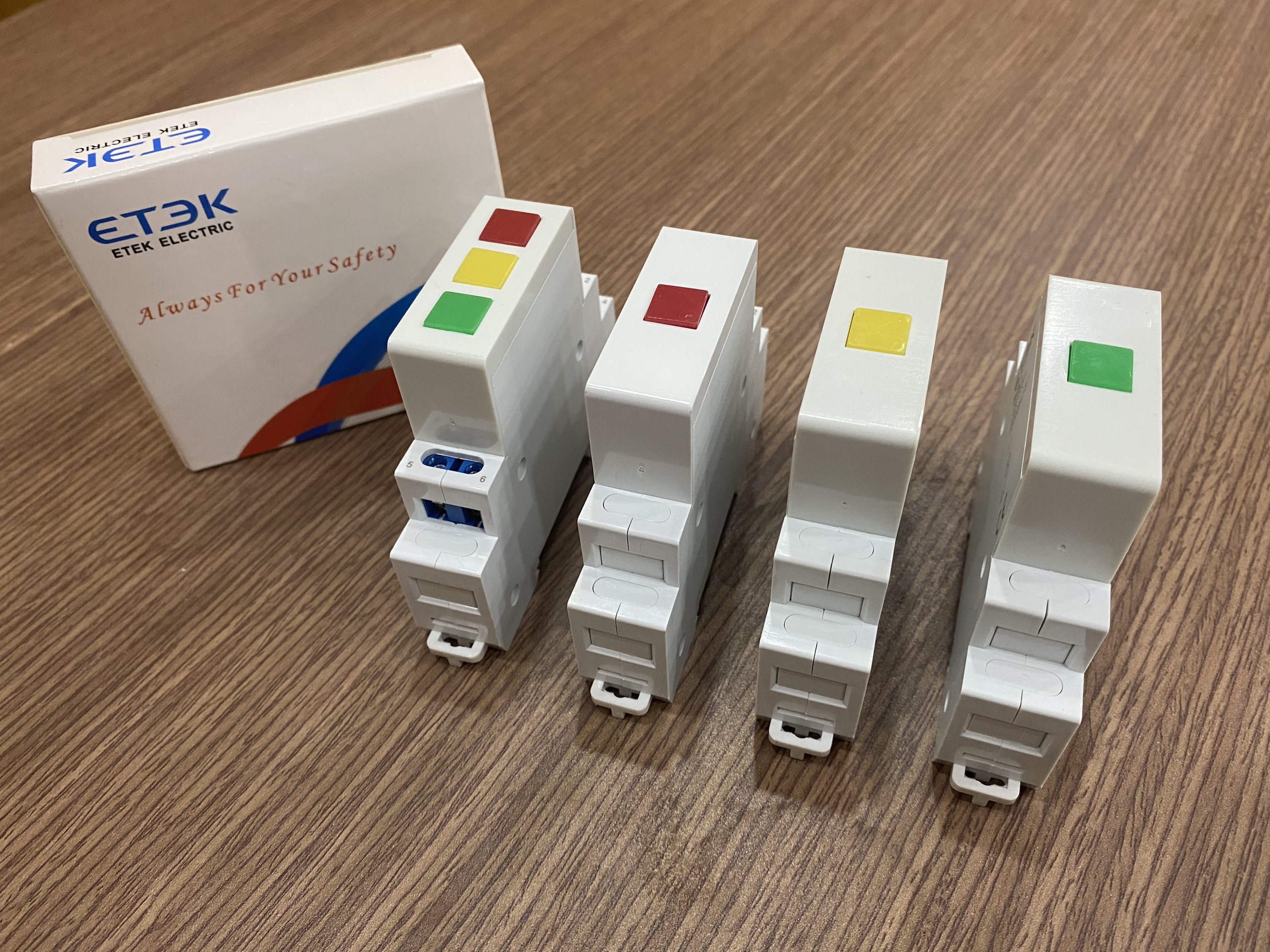 Đèn báo pha gắn tủ điện 1 pha, 3 pha, thương hiệu ETEK