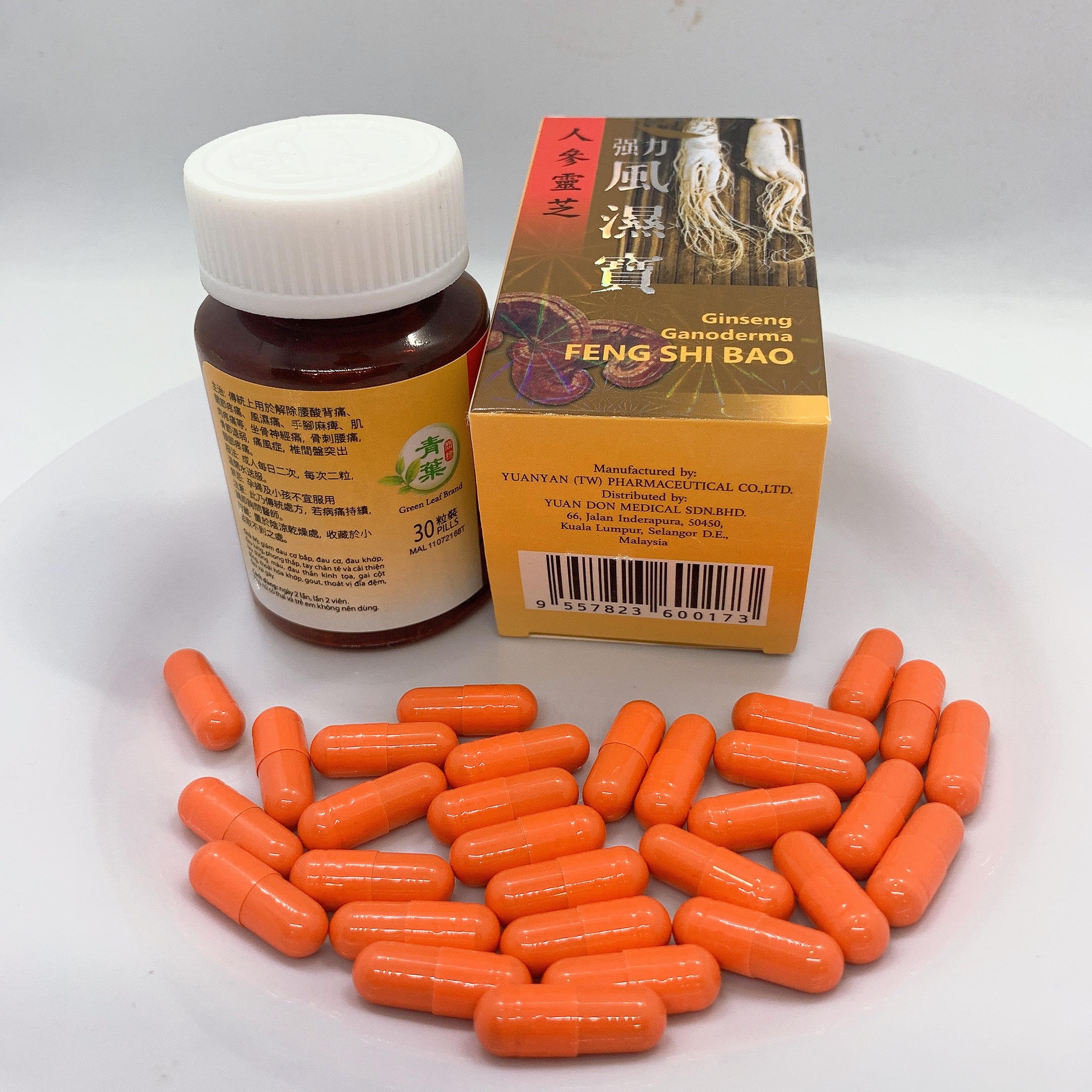 Nhân Sâm Linh Chi Cường Lực Phong Thấp Bảo 30Viên –xịn hộp xám – HỖ TRỢ XƯƠNG KHỚP