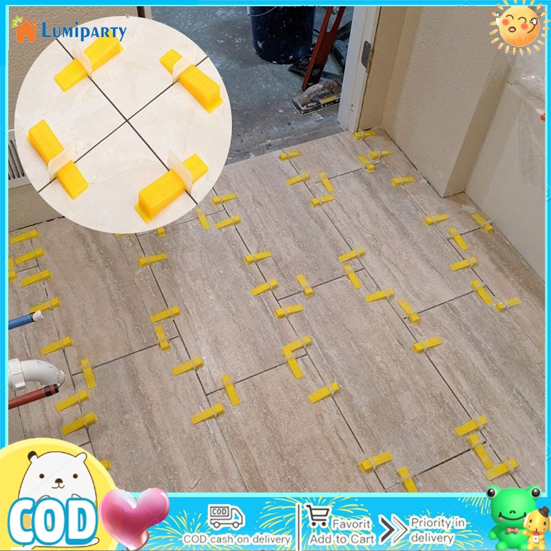 100 Pcs/set Tile Clamp Tile Leveling System Kit Tile Laying Flooring Wall Leveling Construction Tools