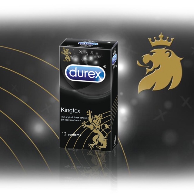 Combo 2  Hop Bao cao su Durex Kingtex