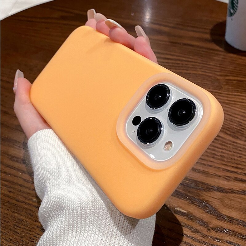 Cscr jelly candy color phone cases for iphone 16 15 14 13 12 pro max 14 15 16 plus case cute soft liquid silicone protective cover