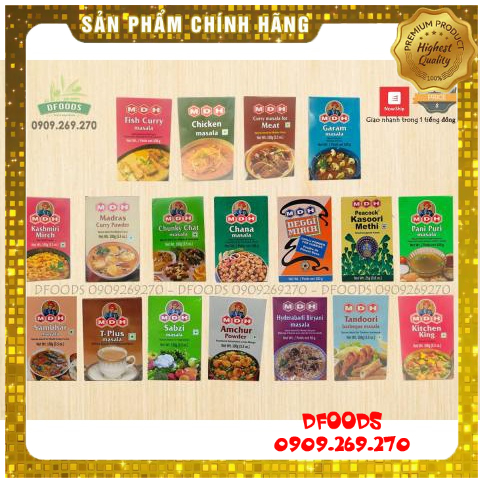 Bột Gia Vị Ấn Độ MDH 100g