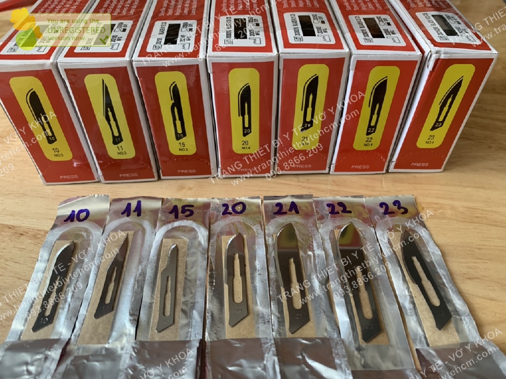 Lưỡi dao mổ doctor số 10 - 23