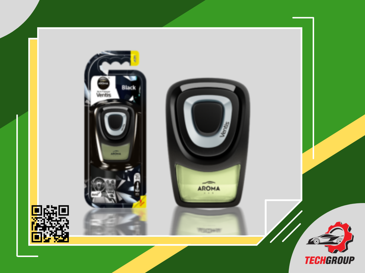 [HCM]Nước hoa Kẹp cửa gió - Aroma Car Ventis 8ml - Black (mạnh mẽ)