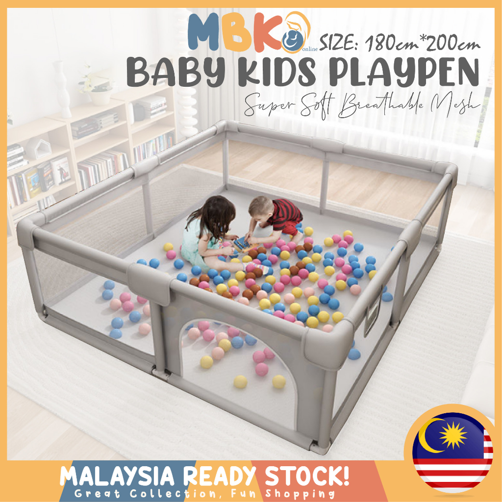 ♤Premium Baby Playpen Kids Safety Play Fence Large Play Yard