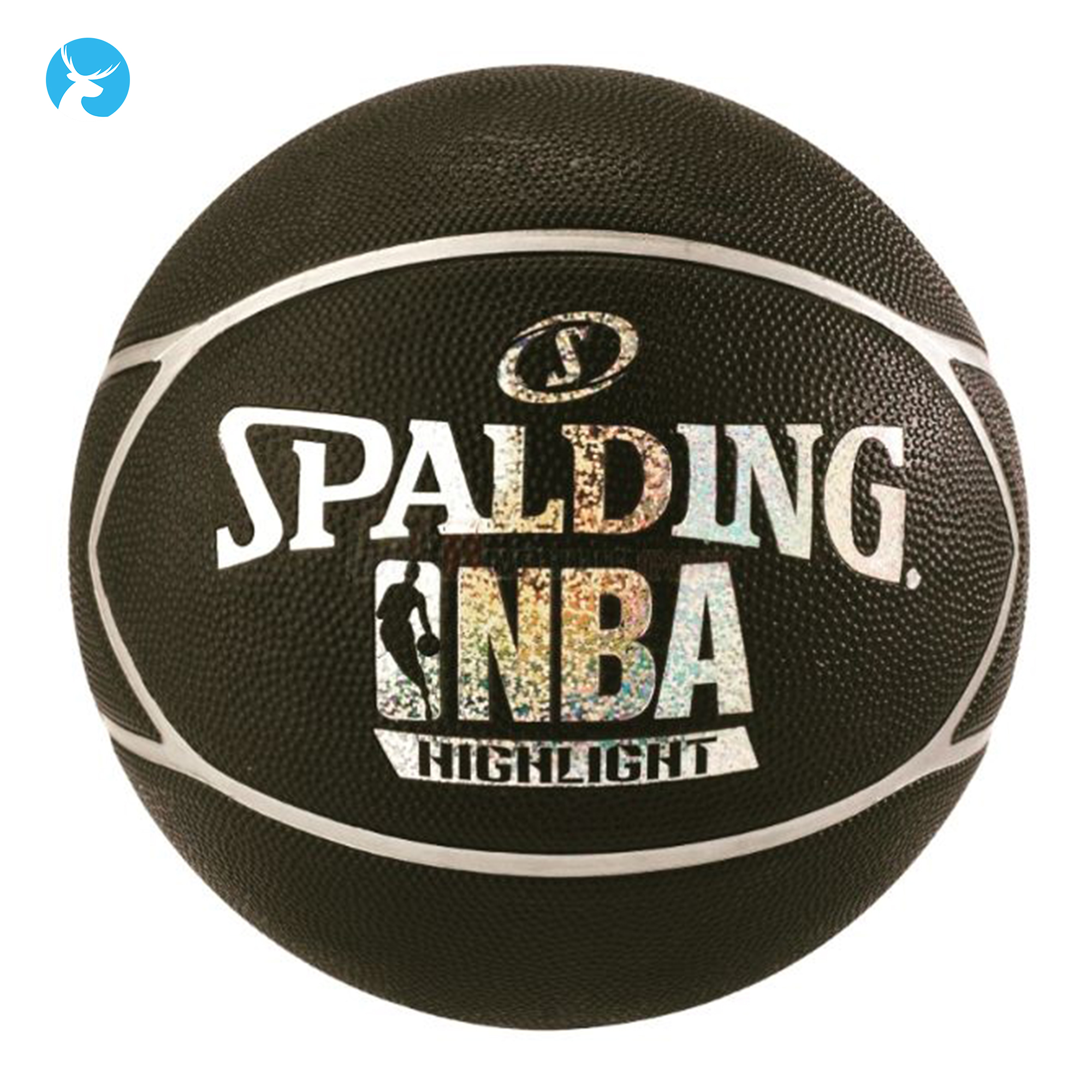 [Chính hãng] Bóng rổ Spalding Hologram Highlight Silver Outdoor Size 7