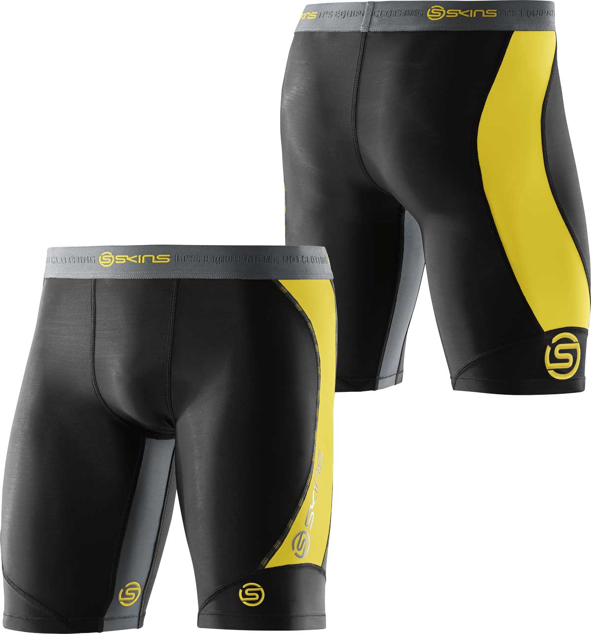 SKINS Men/'s DNAmic Compression Half Tights 1//2 Running Endurance Exercise Indigo