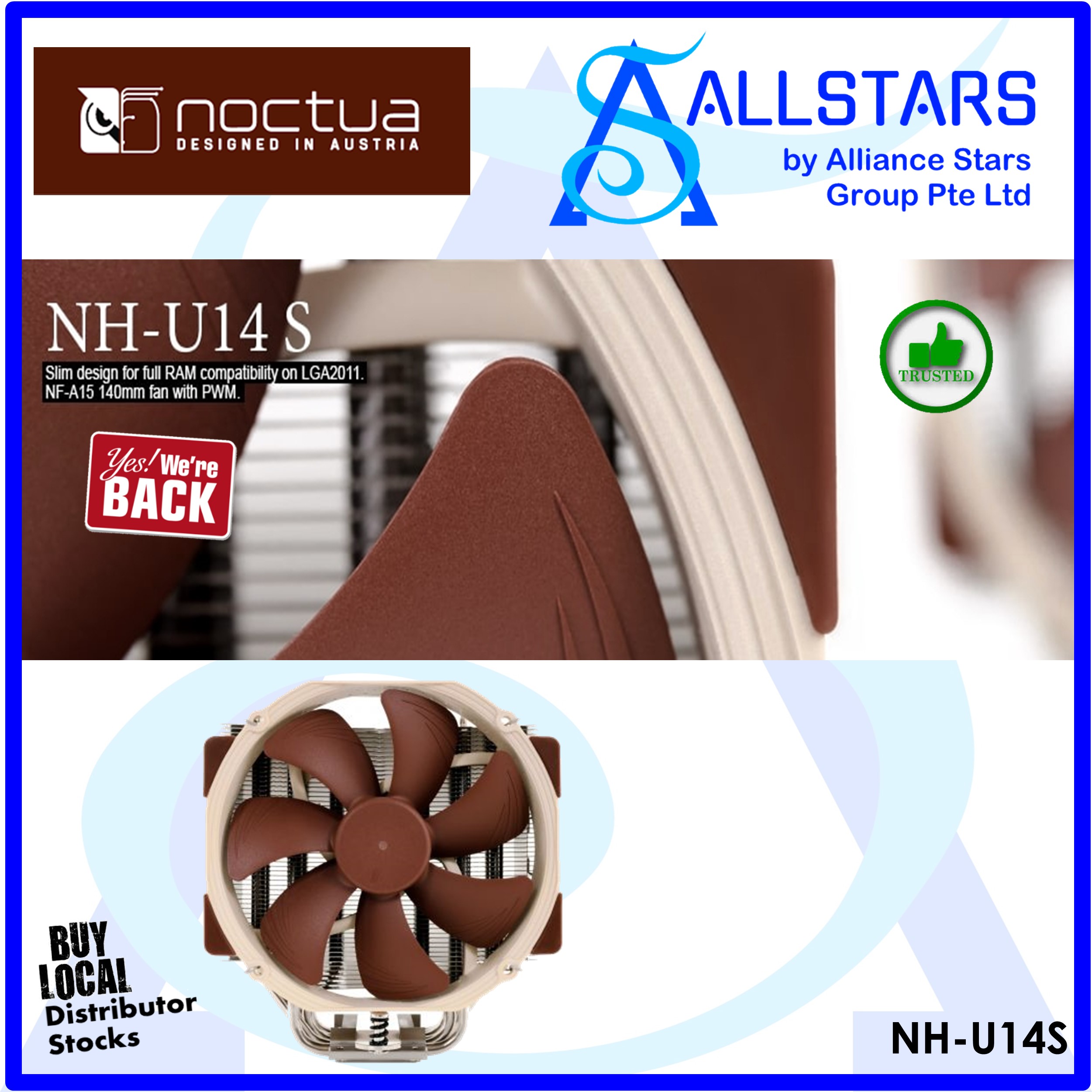 Noctua U14S TR5-SP6 - Disipador CPU de 140 mm