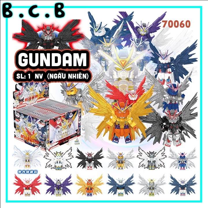 Gundam Robot Mecha Đồ chơi Lắp ráp Gundam Moblie Mô hình Quân Đội 70060
