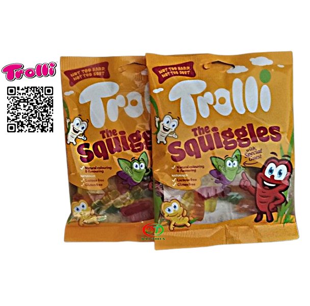 Kẹo dẻo Trolli (nhiều vị) gói 77g tới 230g