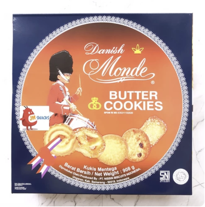 [PROMO!!] Monde Butter Cookies 908gr danish monde kaleng nikmat