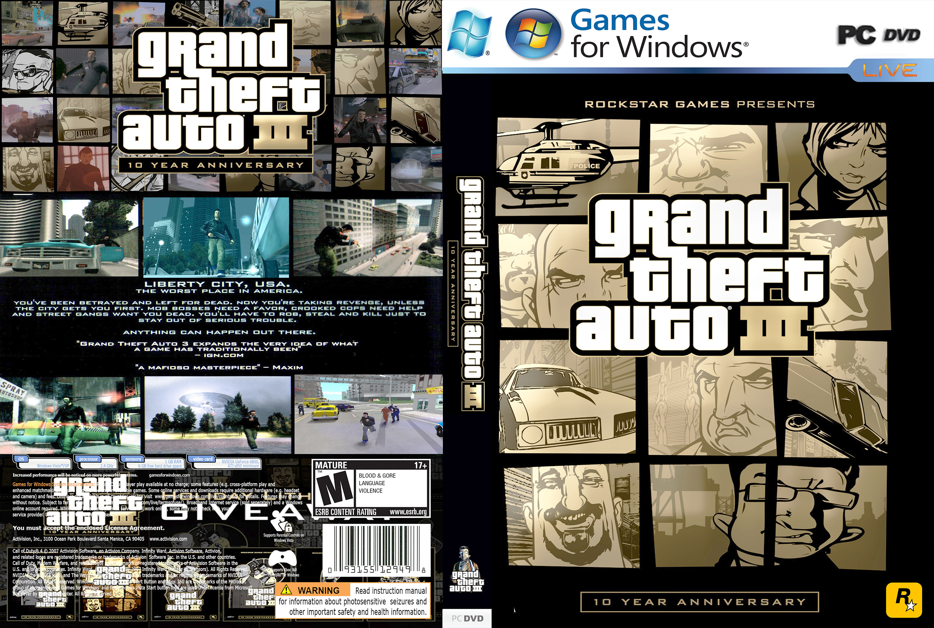 Grand Theft Auto III: 10 Year Anniversary PC Edition V4.1.5 (Win 7