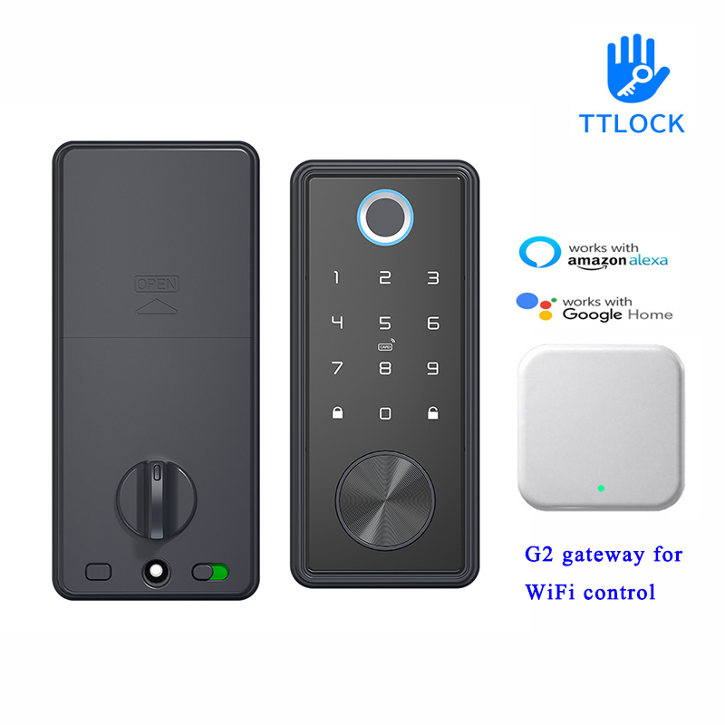 TTLock APP Smart Remote Control Fingerprint Password Card US Deadbolt ...