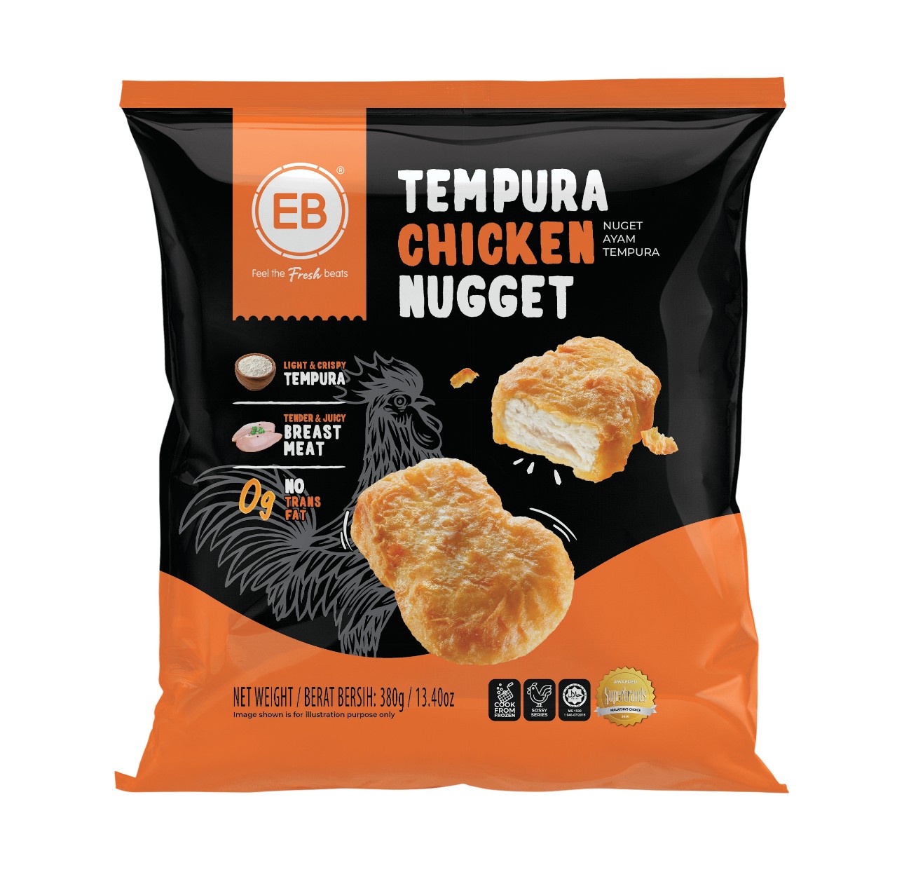 [Samy Food] [HCM SHIP 2H] Gà Nugget EB Malaysia 380g