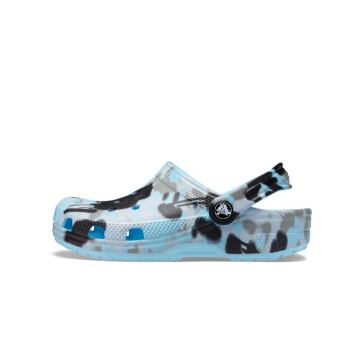Giày Clog Trẻ Em Crocs Classic Spray Camo - Arctic