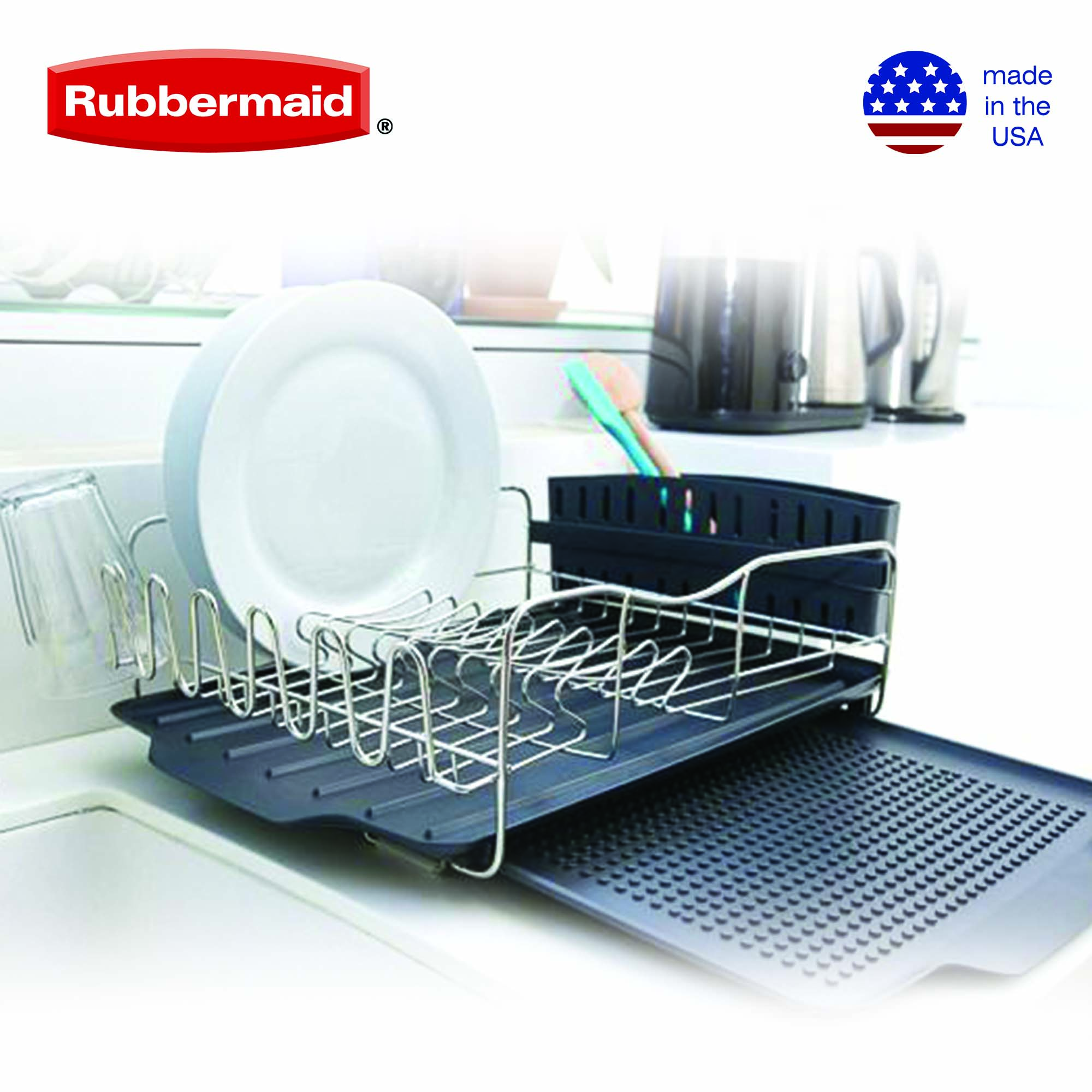 Rubbermaid Large Black Drain Board Tray 1182MA Kitchen Cleaning