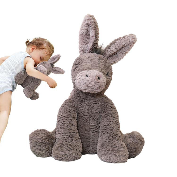 Đồ Chơi Thú Nhồi Bông Lừa Đồ Chơi Thú Nhồi Bông Lừa Gối nhồi bông trang trí lừa Ảnh Đạo Cụ Cho Phòng Ngủ Ghế Dài Xe Hơi Văn Phòng Giường Phòng Khách Ghế Sofa Ghế positive