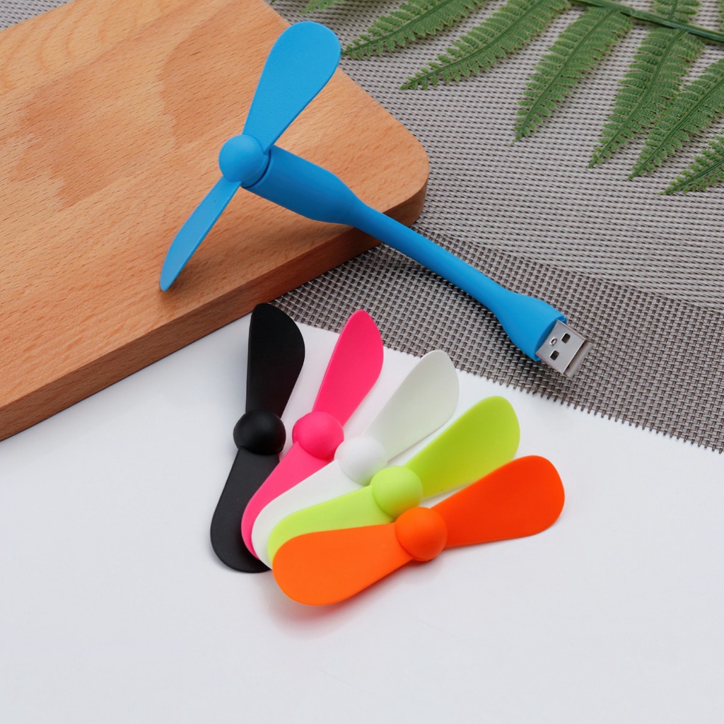 Quạt USB mini 2 cánh rời siêu mát - Quạt sử dụng cho điện thoại, laptop cổng usb tiện dụng CINDY